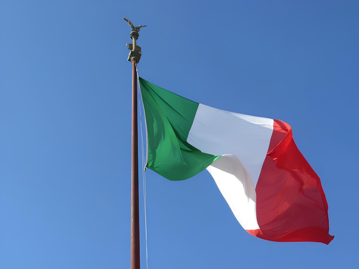 Bandiera tricolore italia